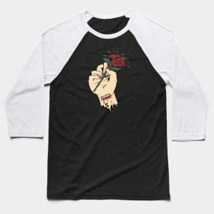 Hand rose Baseball T-Shirt